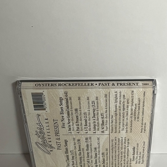 Vintage 1996 Oysters Rockefeller Past & Present CD Five Classic Blues Songs New - Picture 3 of 8